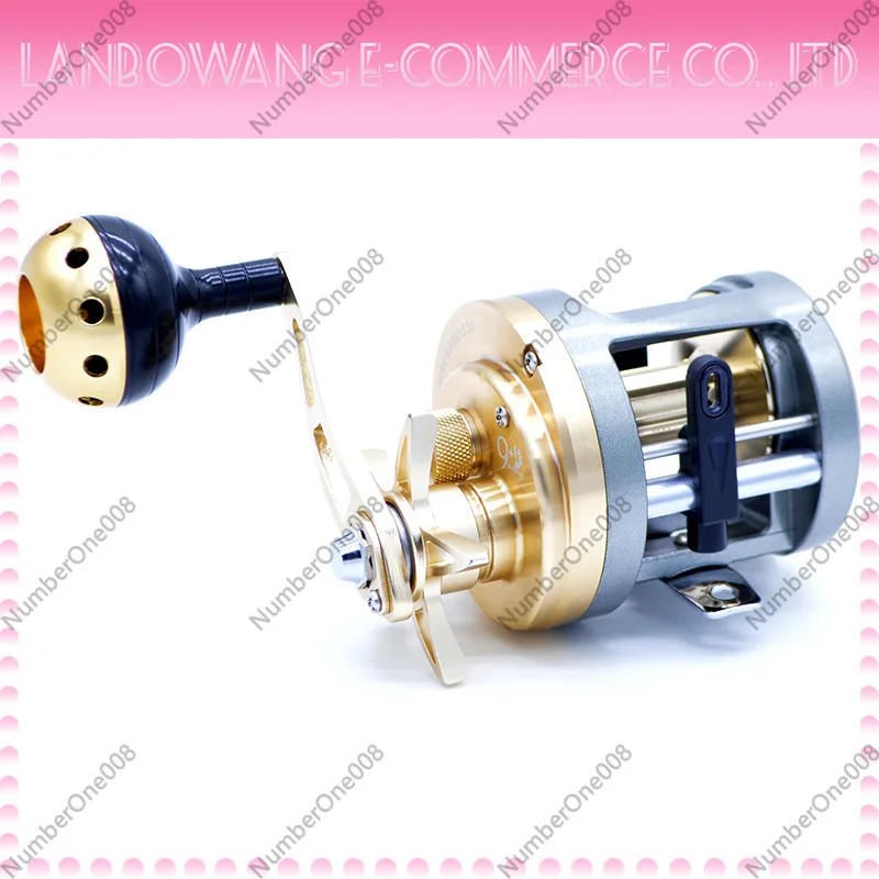 HD300 All-Metal Sea Fishing Slow Drum 10-Axis High-Speed Magnetic Brake Single Rocker Reel Offshore Fishing Wheel