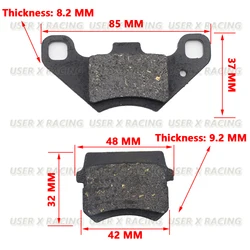 USERX-pastilla de freno de disco para motocicleta, pastillas de freno delanteras y traseras para FA416 KAZUMA ADLY MH PGO QUADZILLA