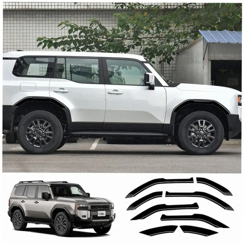 2024-2025 for Prado Wide Fender Flare Set ABS Body Parts Independent of LC 250 ATVs Upgrade Kits Model Land Cruiser