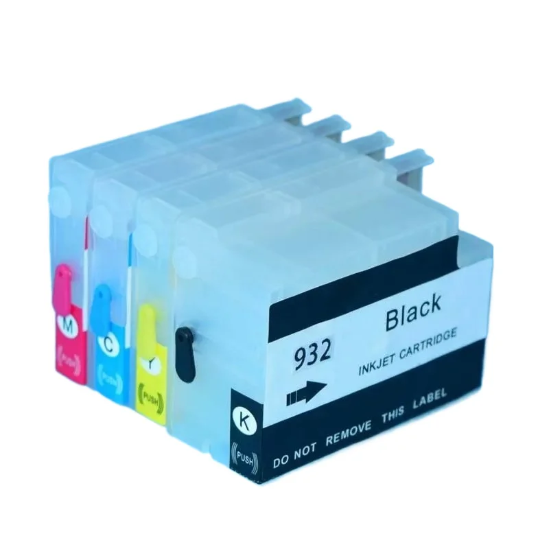 

For HP932XL HP933XL Refillable Ink Cartridge For HP Officejet 7610 7612 7110 7510 7512 6600 6700 6100 932 933 Printers