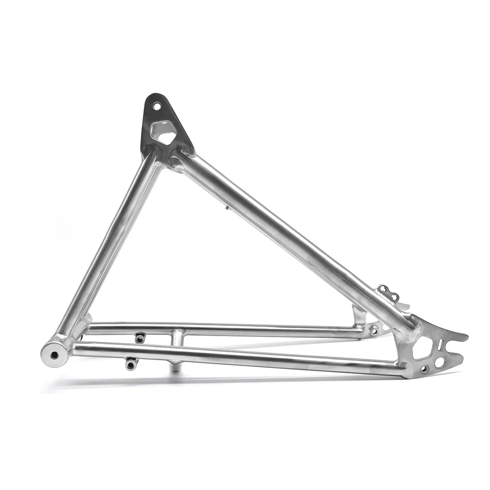 Titan Fahrrad hinteres Dreieck für p Linie für Brompton Fahrrad Vorderrad gabel Rahmen leichte 16 "Original größe Teile – Detail 3