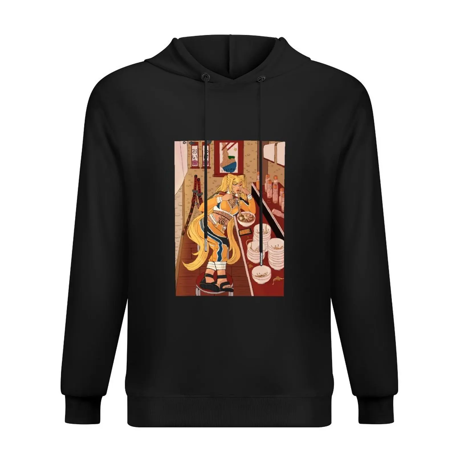 

Sexy ninja ramen break Hoodie men's autumn clothes graphic t shirts men clothes for men autumn anime hoodie