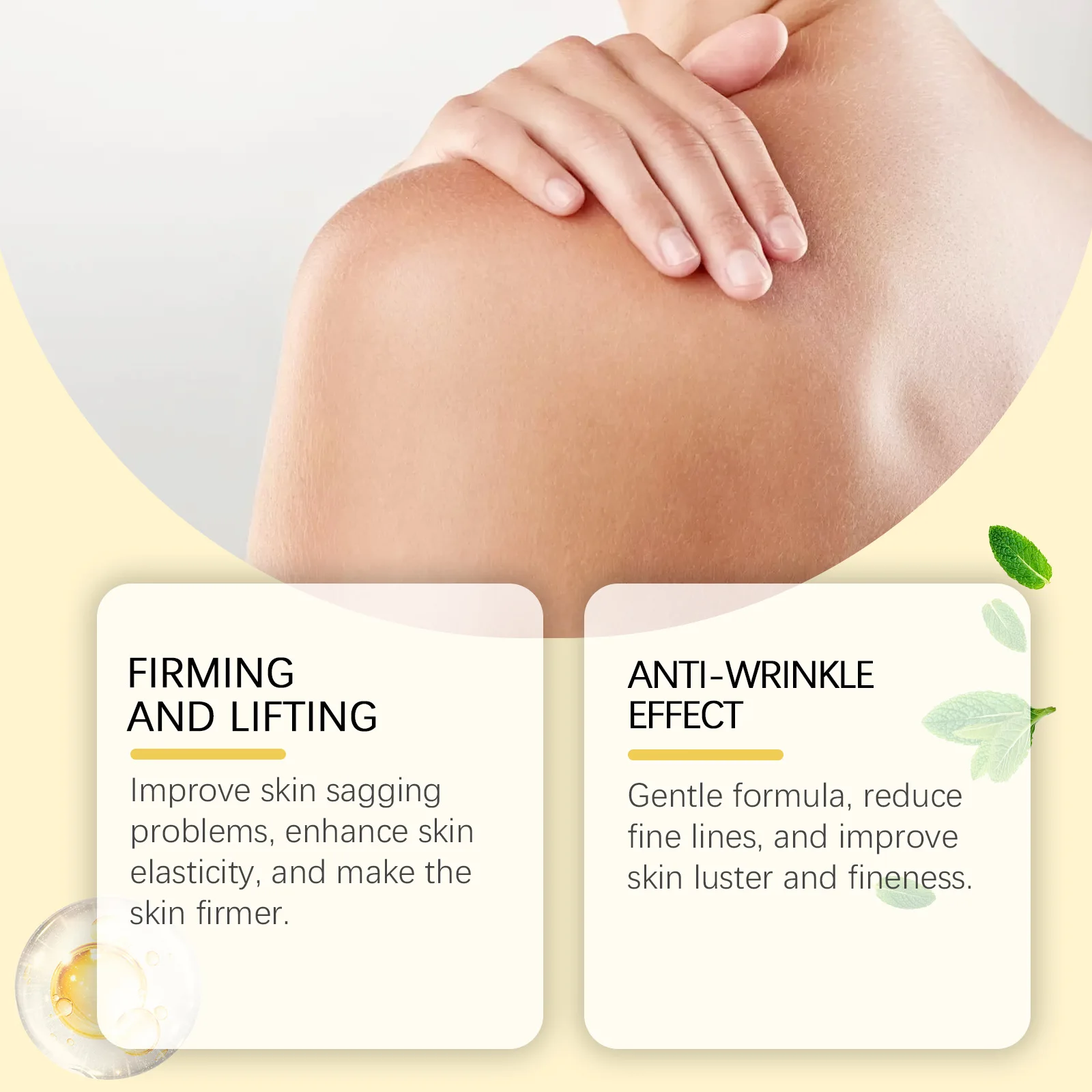 ​ EELHOE Bee Venom كريم للجسم ترطيب عميق ترطيب الجلد رفع مكافحة ترهل السلس سم النحل كريم علاج الجلد 100 جرام