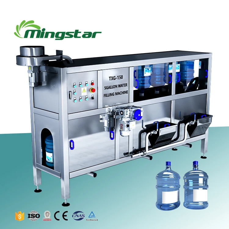 

Mingstar Automatic 3 To 5 Gallon Bottle Filling Machine Bottled Water Filling Machine