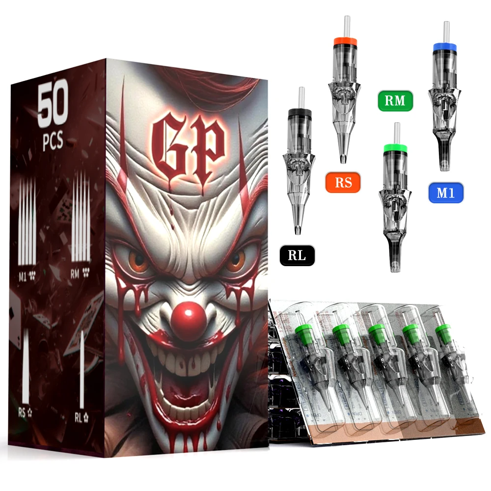 

Иглы для тату Goldplume, одноразовые, серии RL, RS, RM, M1, подходят для тату-машинок, можно использовать для татуажа бровей, век и перманентного макияжа.