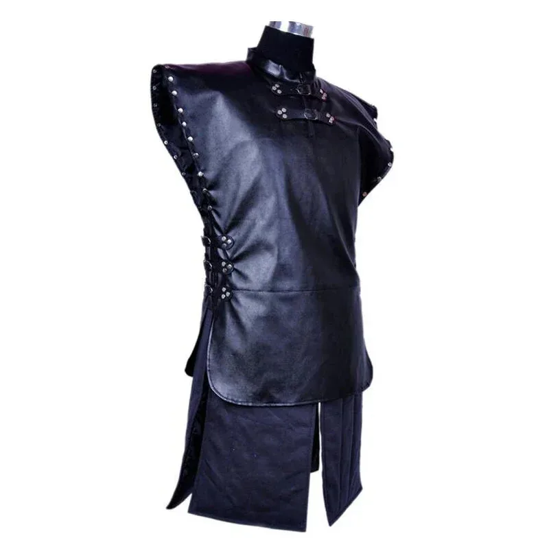 House Dragon Jon Cosplay Snow Costumes Men's Black Cloak Uniform Full Set Coat Role-playing Outfits Halloween Carnival Suits