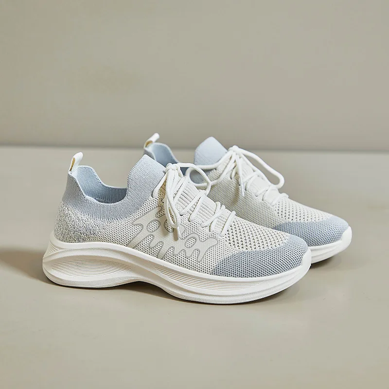 New Breathable Women Shoes Fashion Air Mesh Female Girls Running Sneakers Sports Casual Size 35-40