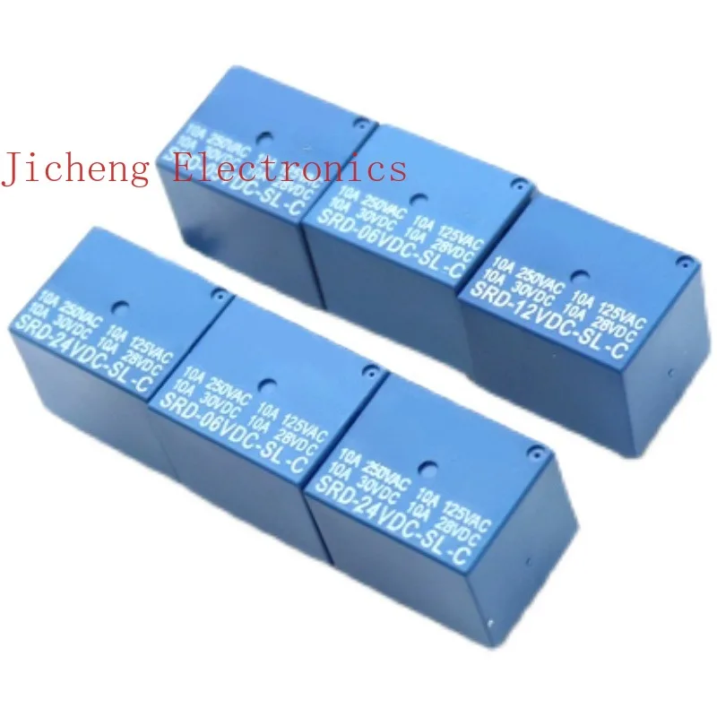 

10PCS Relay 4/5 | SRD-05 6 9 12 24VDC-SL-C SL-A T73