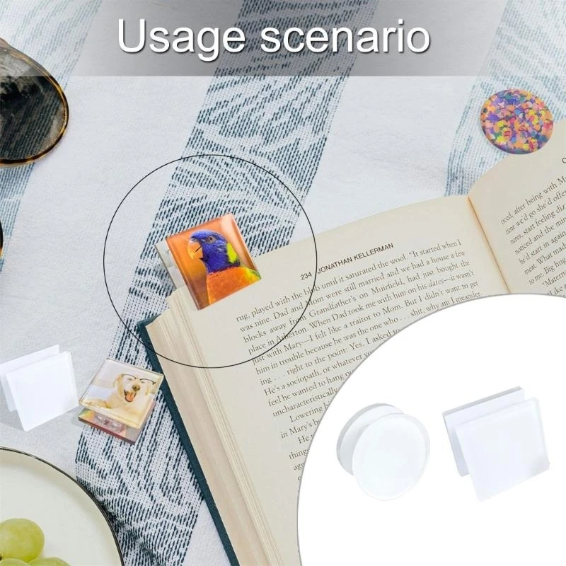 10шт прозрачные акриловые клейкие клейкие зажима для теплопередачи 30x30 мм настенные зажима плаката для украшения