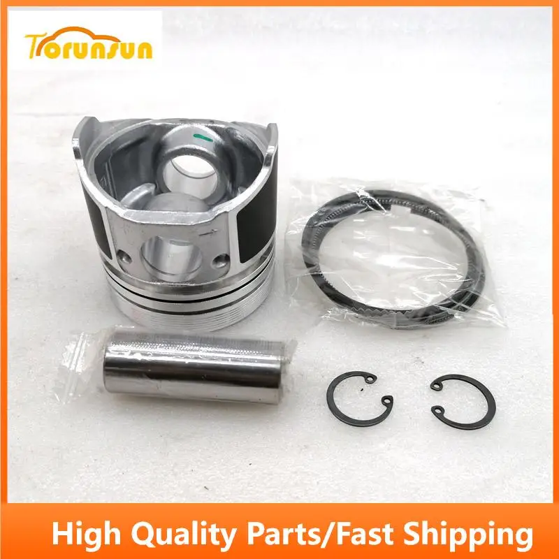 New 4 Sets Kubota Engine V3800 V3800T STD Piston Set (Pin & Clip) with Rings 1J550-21110