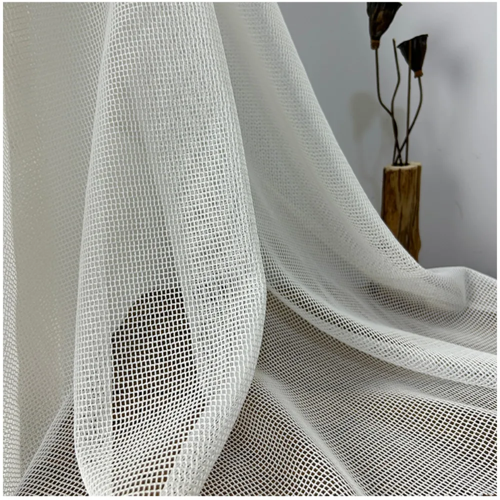 3D Warp Knitted Wide Mesh Fabric Fishnet Gauze Fabric See-through Mesh Clothing Diy Creative Wedding Dress Designer Fabric