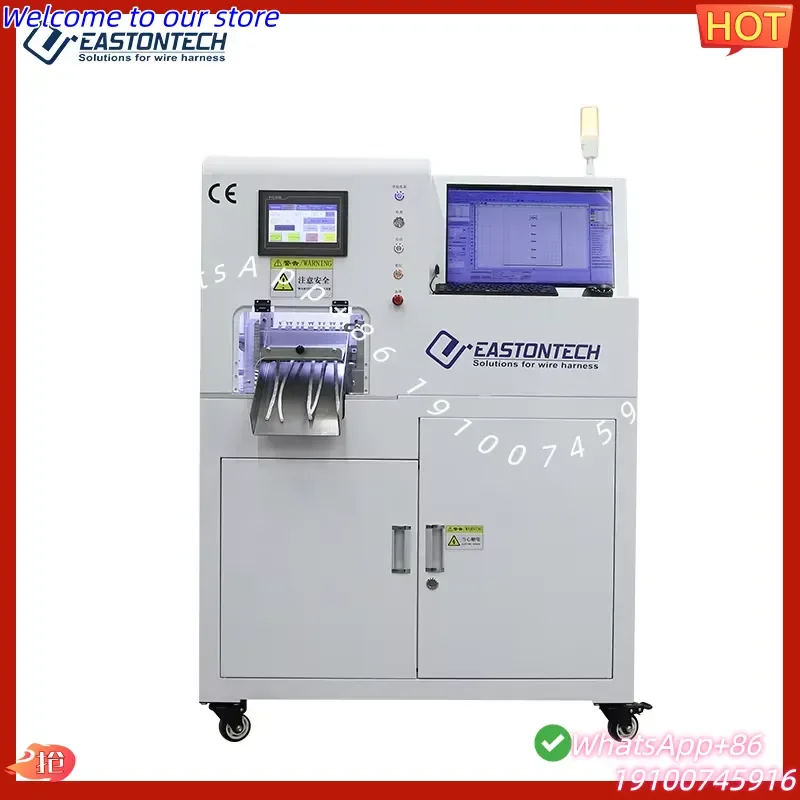 Hot2026 Fully Automatic Six-channel Number Heat Shrink Tube Pipe Coding and Cutting Machine Cut Number Pipe With