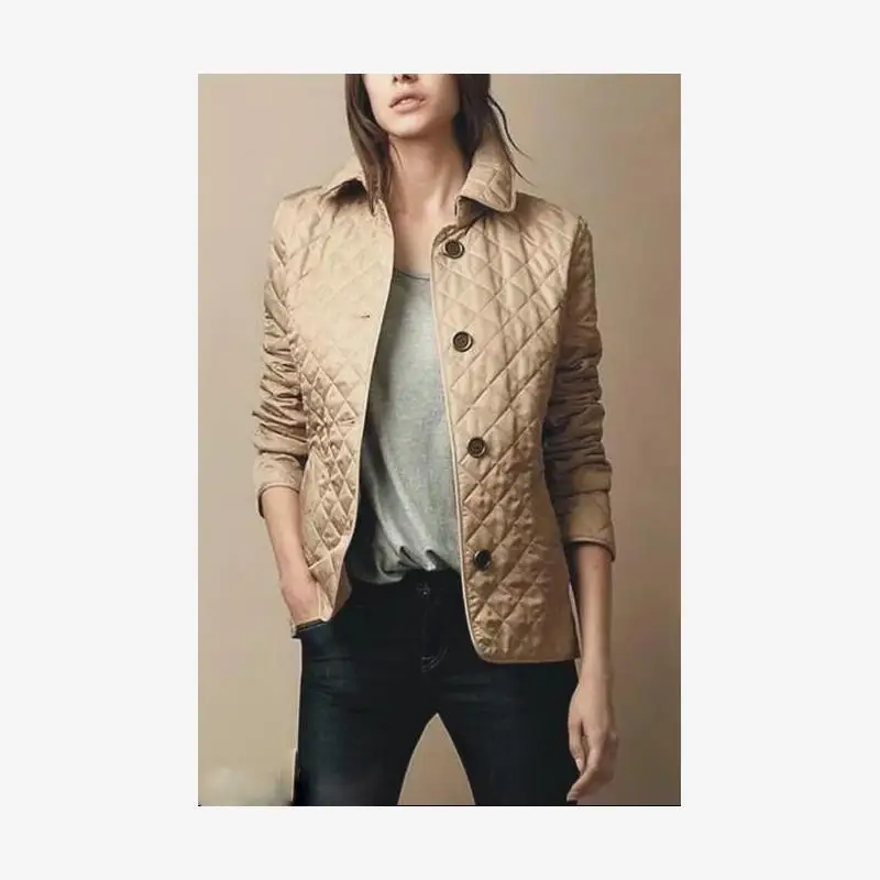 Slimming Warm Cotton Jaet 2023 Lapel Single Breasted Cotton Coat Long Sve Busin Sle Regular Length Autumn Wear