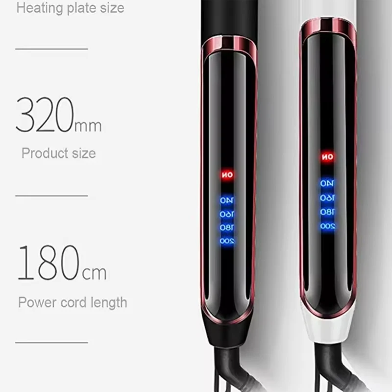 الجملة الحديد المسطح مكواة فرد الشعر الكهربائية استقامة فرشاة ومجفف الشعر المهنية