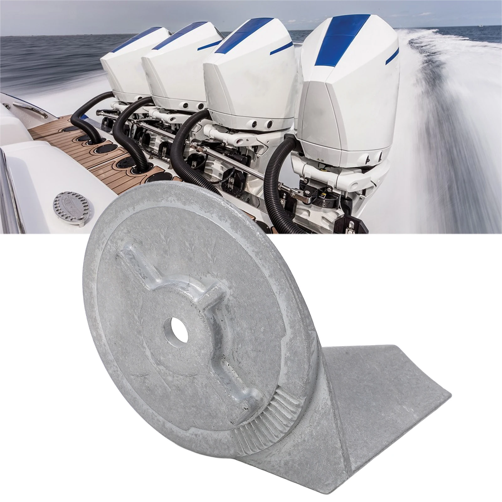 أنود علامة تبويب سبائك الزنك 822157 T2 لـ Mariner Force 25‐50 HP 2 4 الأشواط الوحدات السفلية الخارجية 1997‐2006