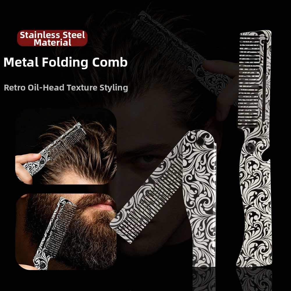Stainless Steel Folding Hair C - Men'S Grooming Tonic 评论和价格