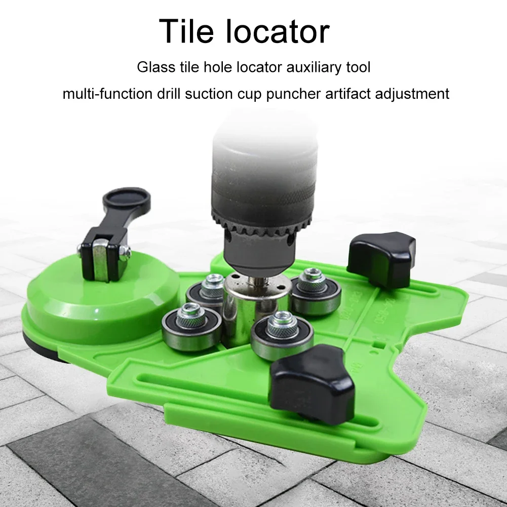 4-83mm Drilling locator hole punching glass marble hole punching holder tile chamferer Suction Holder Hole Saw Guide Fixture