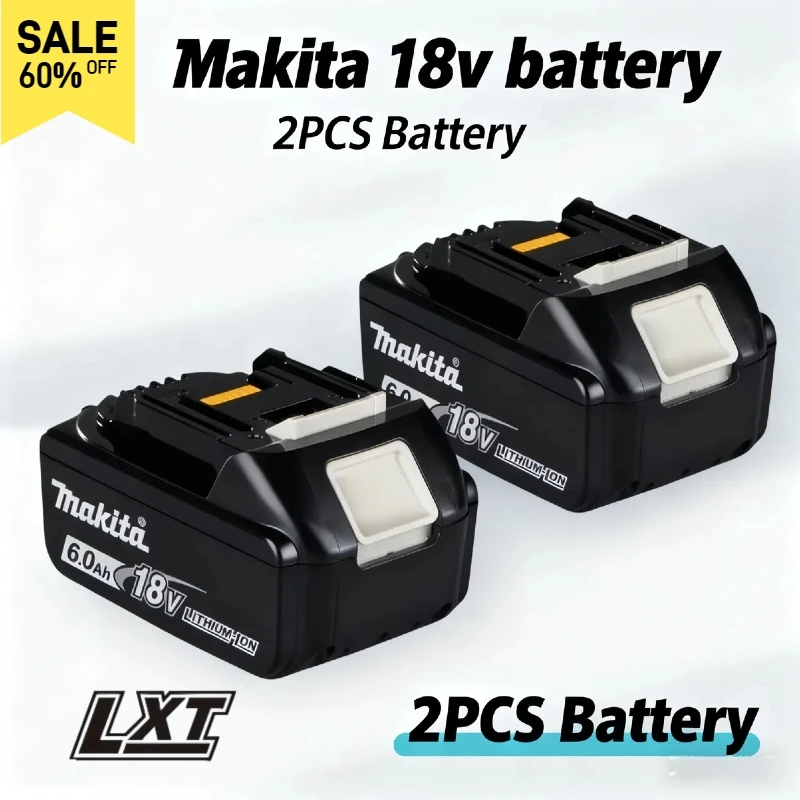 

Premium 6.0Ah Makita 18V Battery, for Makita 18V Tool DGA504、DTD173、TW004G、DTW700, Replacement Lithium Battery★★★★★