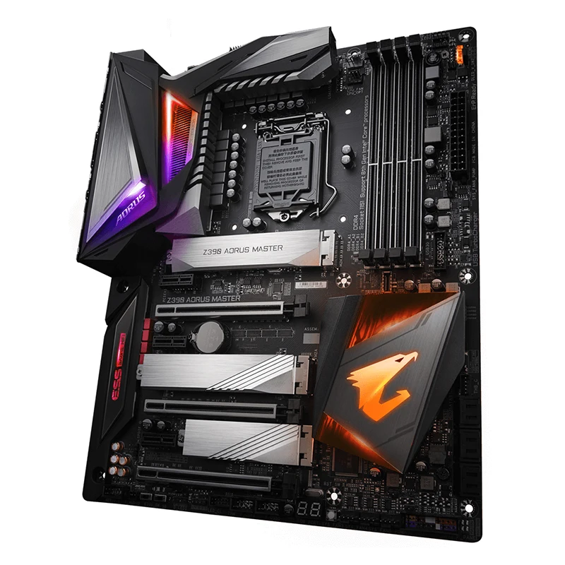 Б/у материнская плата LGA 1151 для Intel Z390 Z390 AORUS MASTER компьютера USB3.0 SATA3 DDR4 64 ГБ, десктопная материнская плата