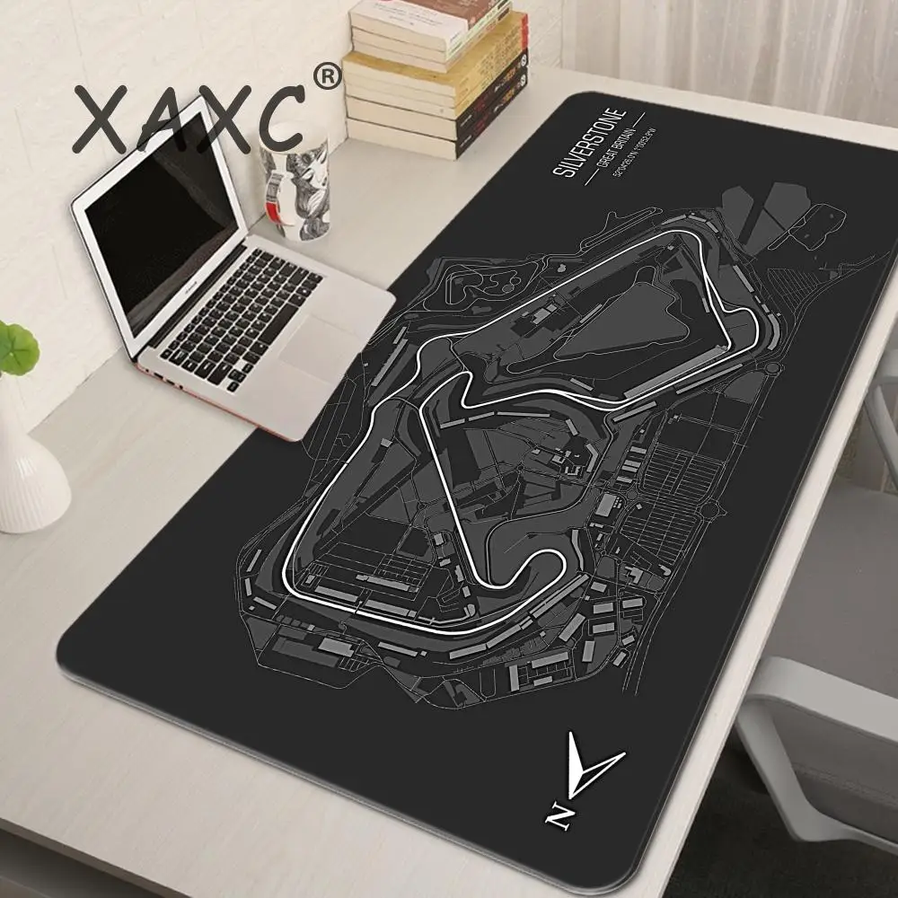 

Formula 1 Racing Circuit Mouse Pad Desk Mouse Pad Cute HD Desk Pad Extended Gaming Keyboard Mats Large XXL Gamer Mousepad 90x40