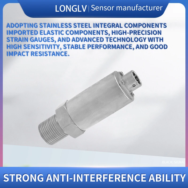 LONGLV PTL402 strain gauge sensore di pressione pipeline pressione olio idraulico di pressione dell'aria