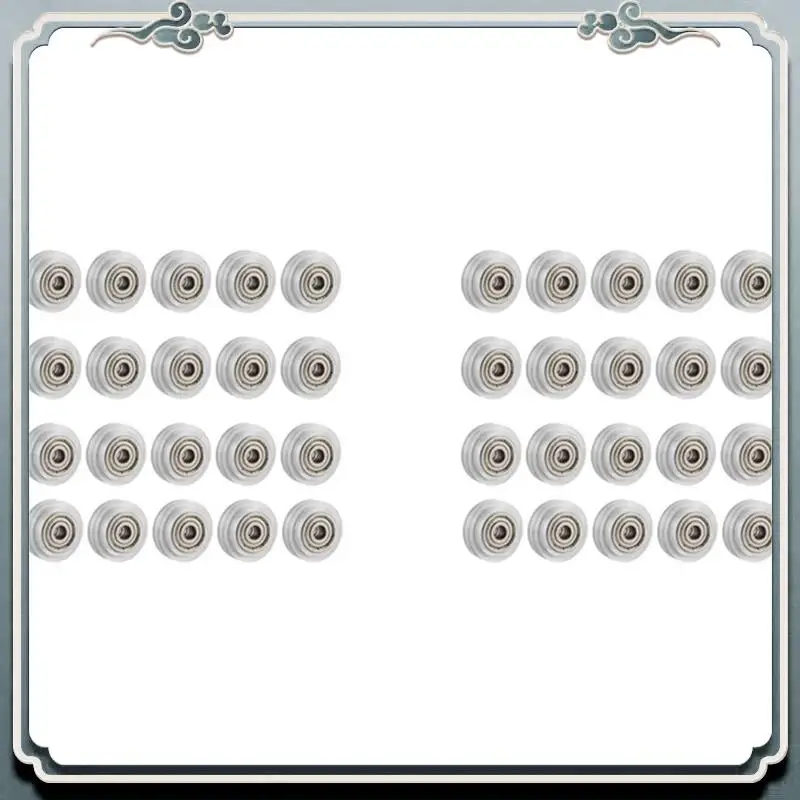 

Premium 40Pcs 3D Printer Clear Polycarbonate Wheel Plastic Pulley Linear Bearing For Creality CR-10 S5 Ender 3 Pro Printer
