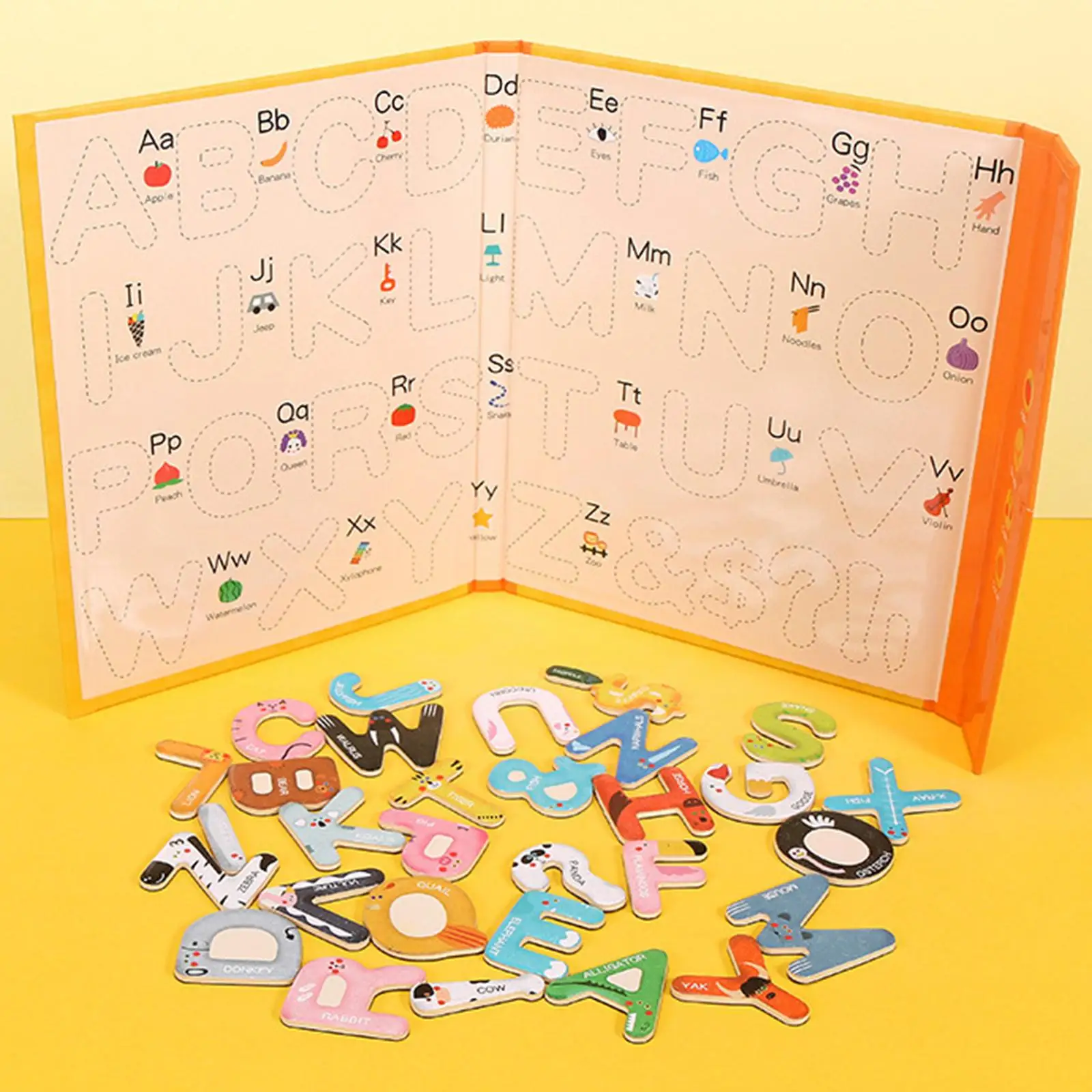 Magnetic Puzzle Book Learning Toys Drawing Writing Skills for Kid 3 4 5 Years