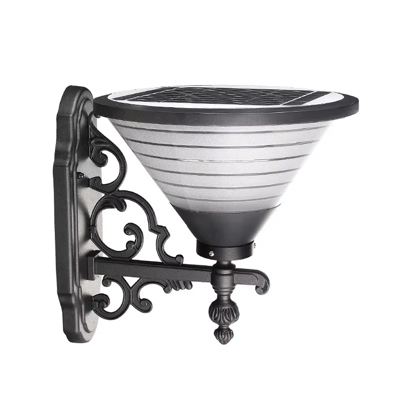 【2026】Outdoor Wall Lamp With LED Light Source Solar Power Supply PC Body And Aluminum Base Polycarbonate Diffuser - view 2