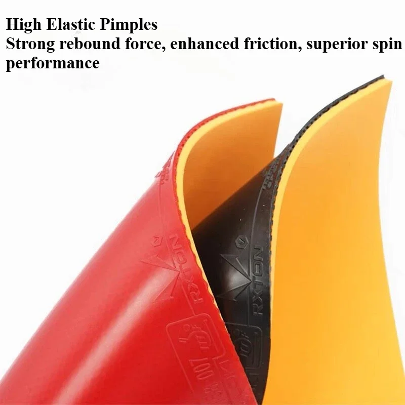 LOKI RXTON 5 Table Tennis Rubber Sheet High Elastic Pimples Sticky Ping Pong Rubber with High Density Sponge Spin & Rebound