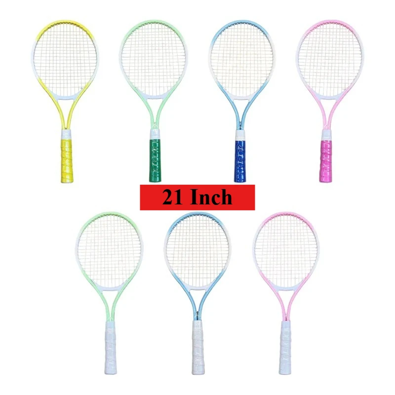 Raqueta de tenis ligera para niños, raqueta de tenis profesional para entrenamiento, raqueta para principiantes a prueba de golpes, interactiva para padres e hijos