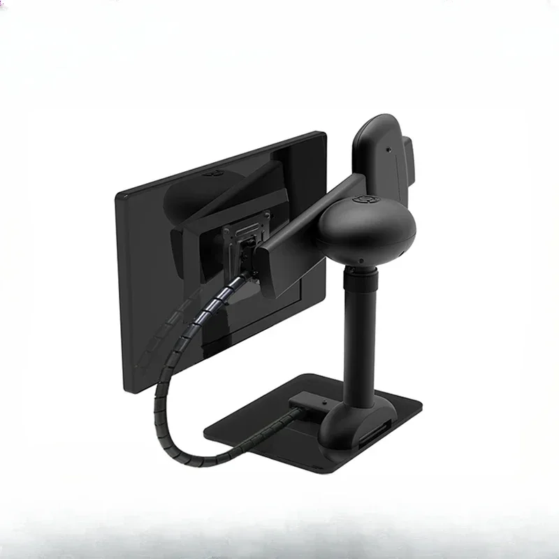 Computer monitor automatic rotation, mobile robotic arm desktop, 32 inch desktop neck support, Jingbao HJ930