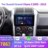 スズキグランド Vitara 3 2005-2015 カーラジオマルチメディア Android 14 CarPlay ナビゲーション 7862S 8 グラム 256 グラムタッチ 2 K QLED スクリーン 1
