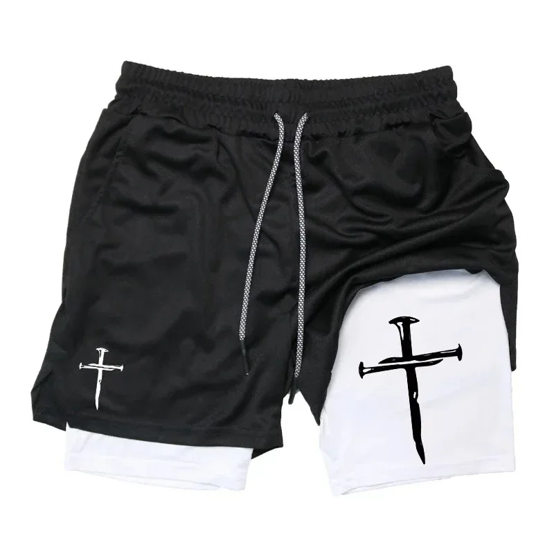 t Running Shorts for Men Christian Gym Performance Shorts with Phone Pocket Towel Loop Active Wear shorts eric emanuel