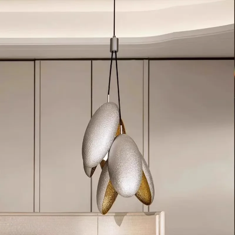 Italian Fashion Personalized Wind Chime Pendant Light Postmodern Designer Industrial Style Soft Decoration Model Room Villa
