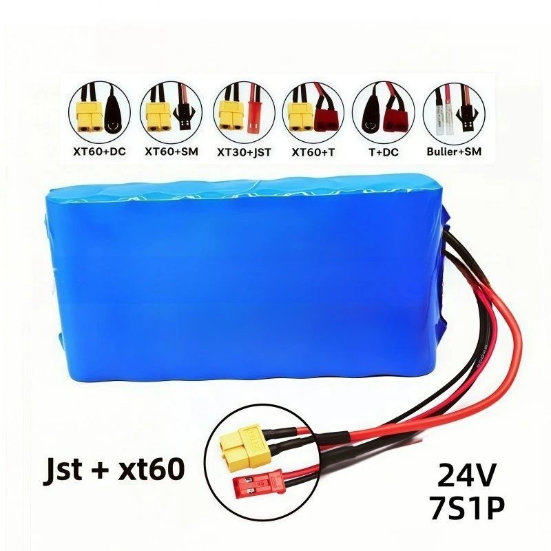 for 7S1P 24V 8000mAh for Mini Electric Unicycle Scooter Toy Bicycle Small Electric Equipment Built-in BMS Protection Battery