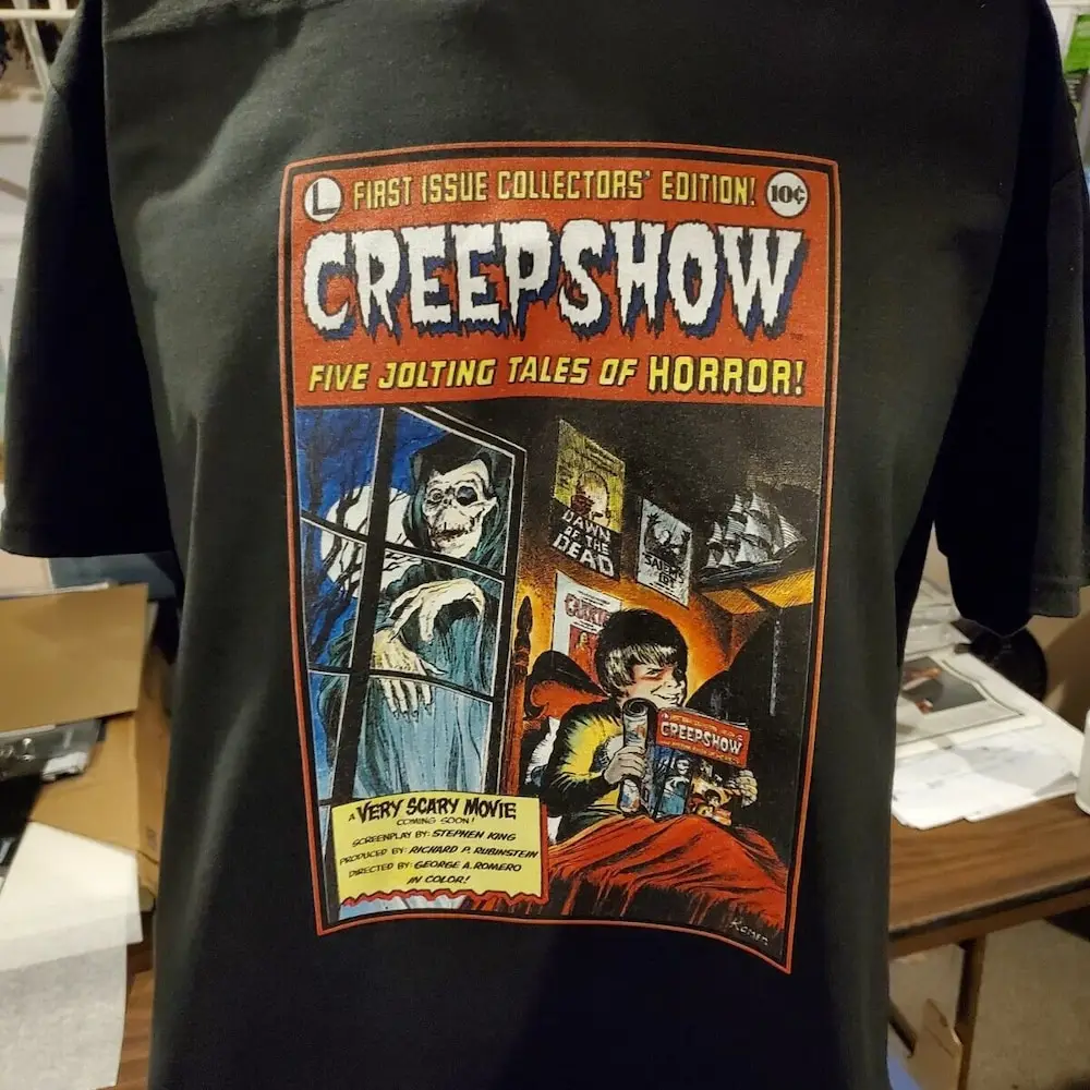 Creepshow Movie T Shirt George Romero Stephen King Zombies Horror