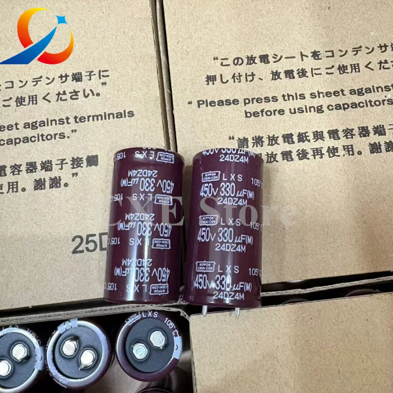 

3PCS LXS 450V330UF Volume 25.4 50MM ELXS451VSN331MQ50S NCC Electrolytic capacitors 330UF 450V NEW