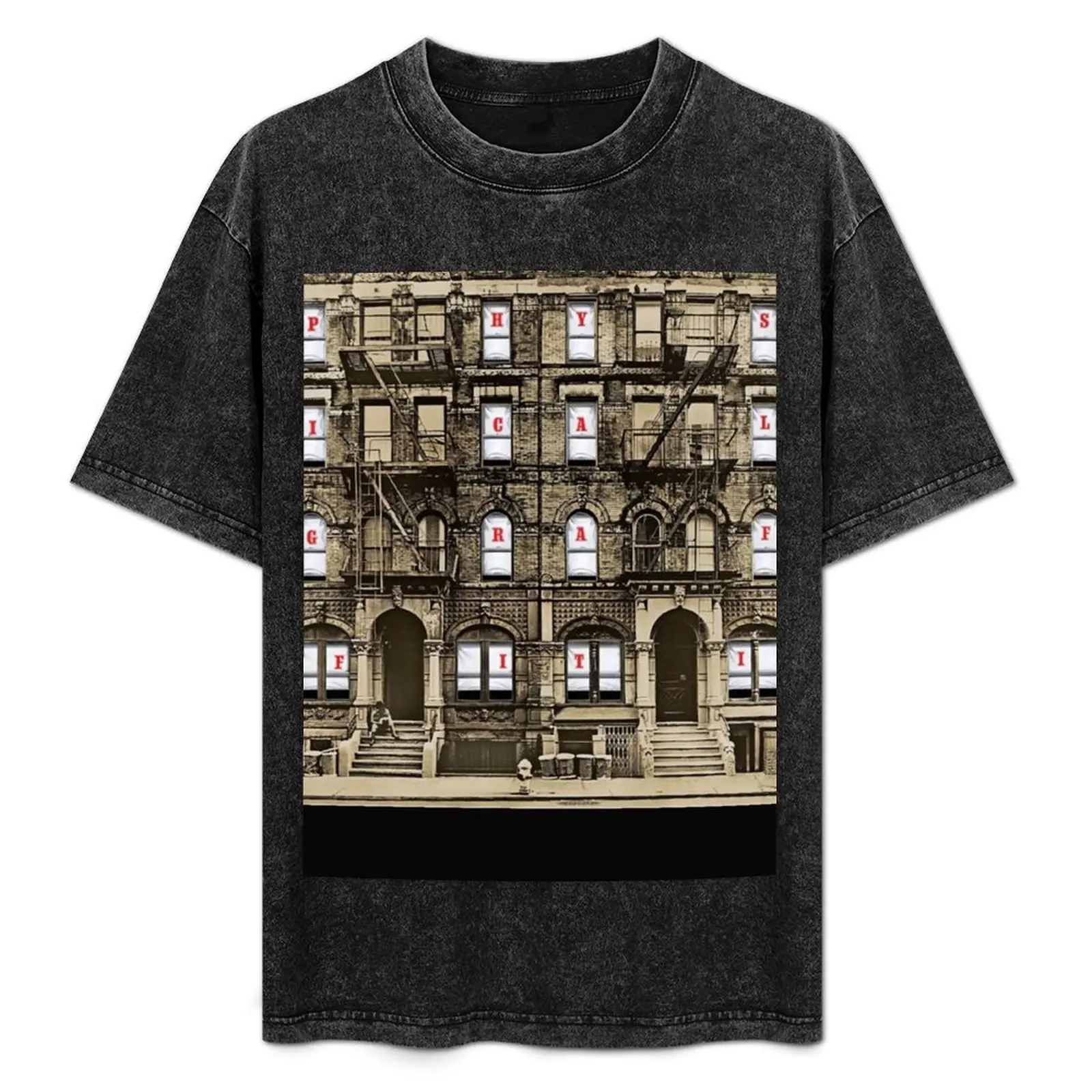 

Physical Graffiti (HQ) T-Shirt Casual Loose Fit Short Sleeve T-Shirt