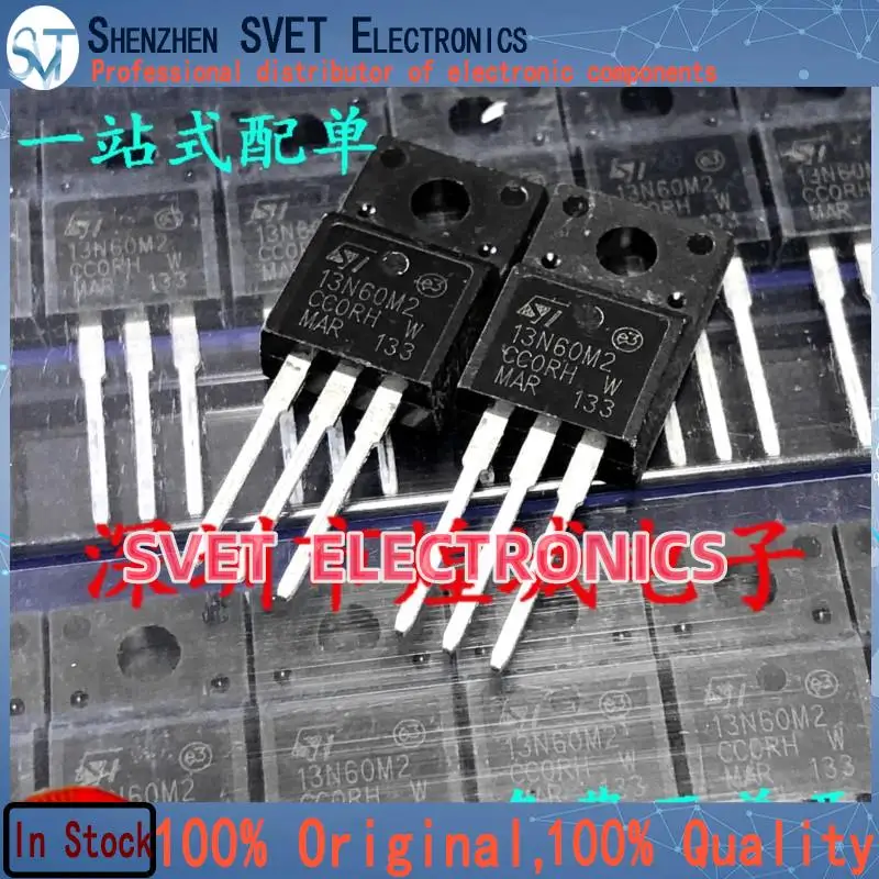 10PCS-50PCS  13N60M2 STF13N60M2 TO-220F 650V 11A  Original In Stock Fast shipping