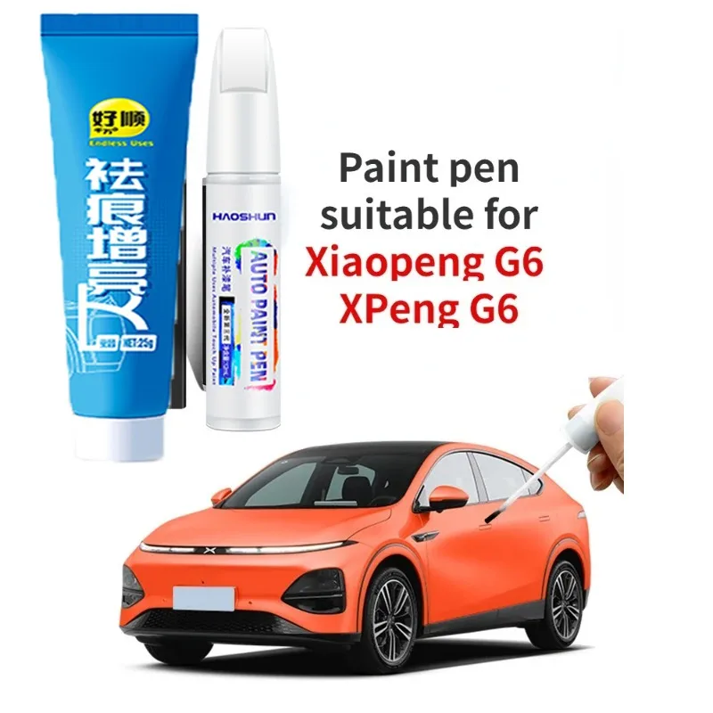 Paint pen suitable for Xiaopeng G6 XPeng G6 paint pen white silver special G6 auto supplies modified  original car paint repair