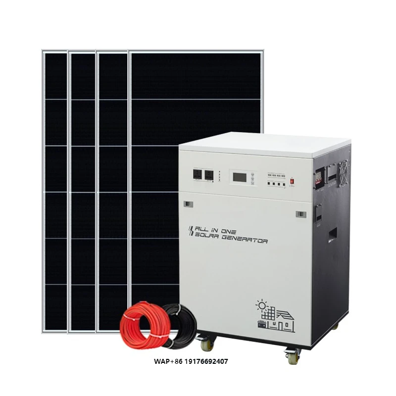 Solar 2KVA 2KW Generator Solar Energy Storage System Portable for Camping