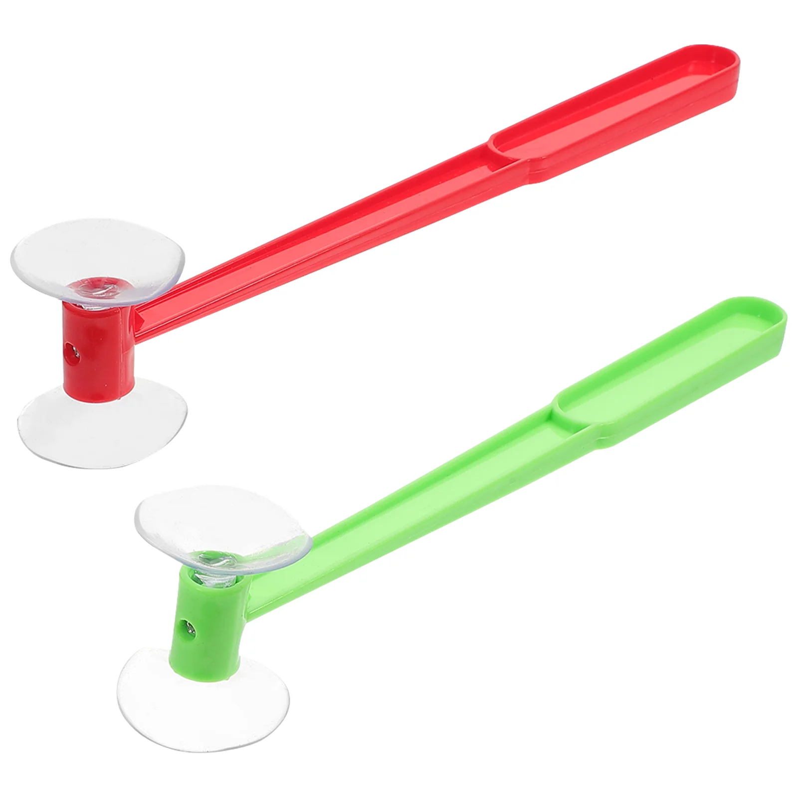 

2 Pcs Suction Cup Hammer Cheering Plaything Mini Hammers Punishing Puzzle Kids Plastic Disc Child