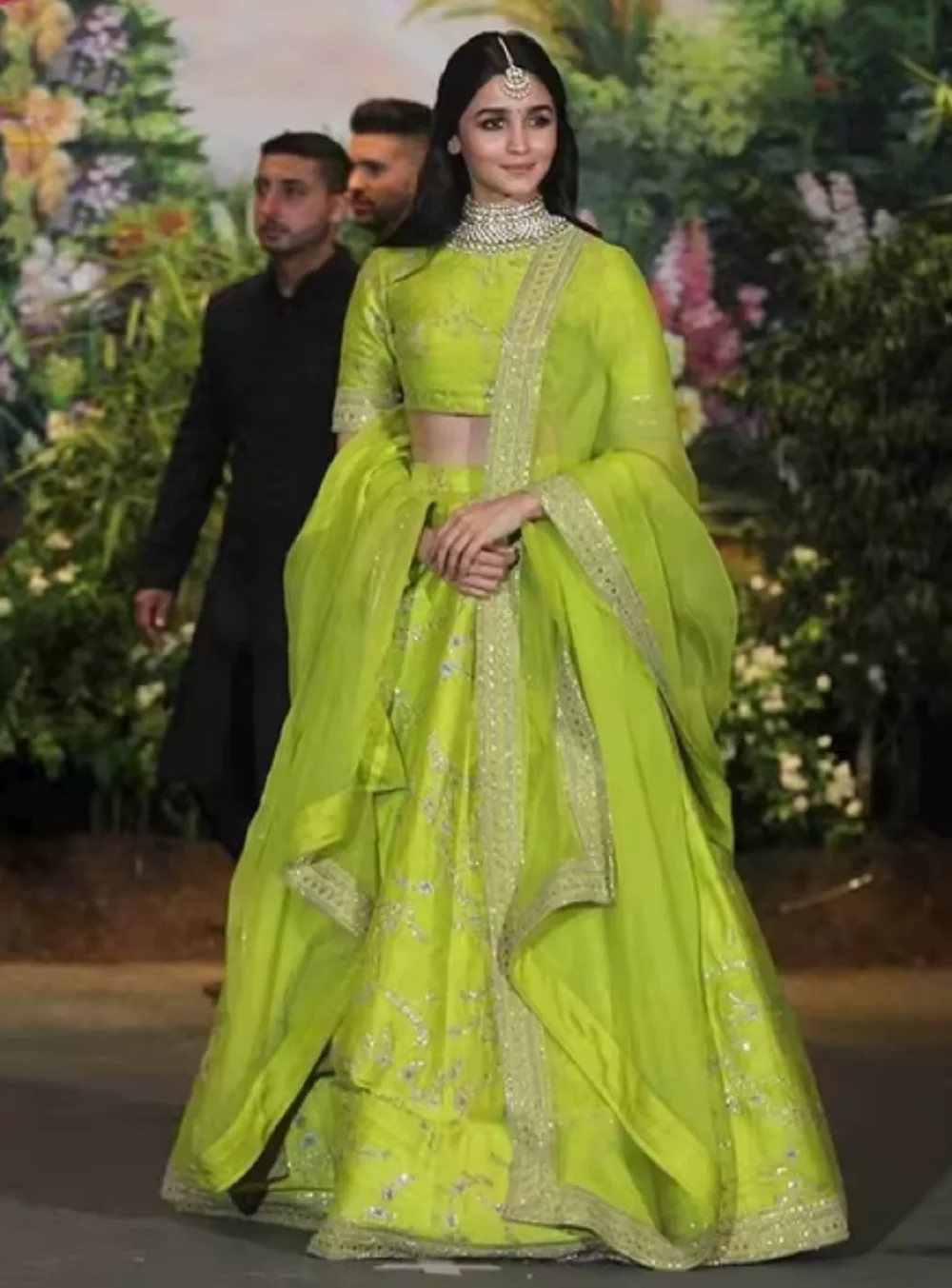 Vestido 2 En 1Green Indian Wedding Dresses lemon Appliques Beaded Arabic Dubai Bridal Gowns Robe De Soirée De Mariage customsize