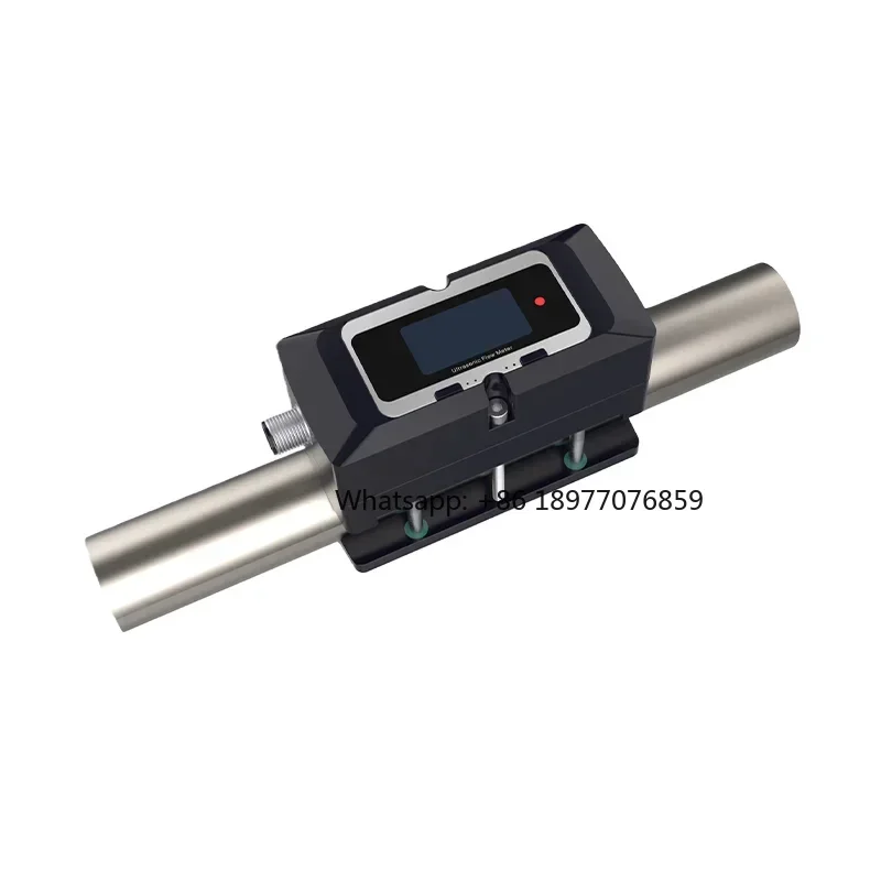 Lifa Industrial DN15-40mm Clamp on Ultrasonic Flow Meter for Water Balancing Hydraulic Flow Monitoring