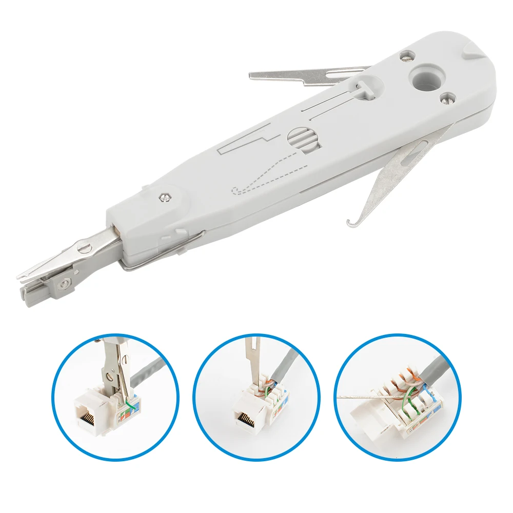 110 Network Cable Cutter Multi-functional Krone IDC/ Network Cable Type 5 and phone insertion impact terminal tool