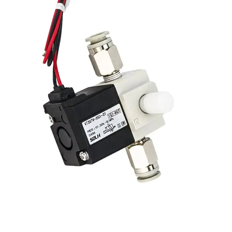 

Two position three way high frequency solenoid valve pneumatic negative pressure vacuum control