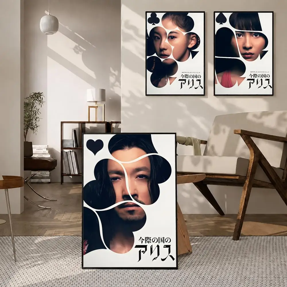 TV Series Alice In Borderland Poster High-definition  stickers, suitable for bedroom, living room, home decoration