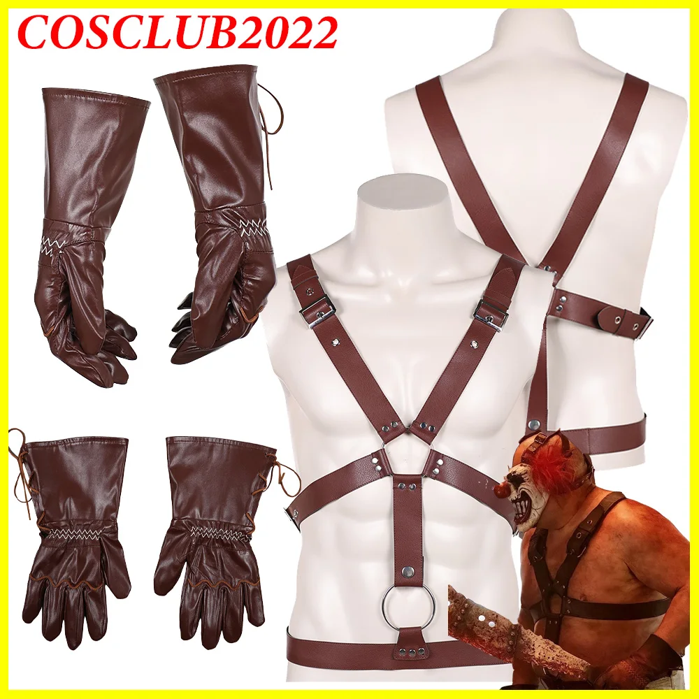 

Мужской ремень для косплея Sweet Tooth, ремень на спине, перчатки, витые перчатки из фильма, ролевые игры, металлические аксессуары для костюмов, пояс для вечеринки, Хэллоуина, мужчины