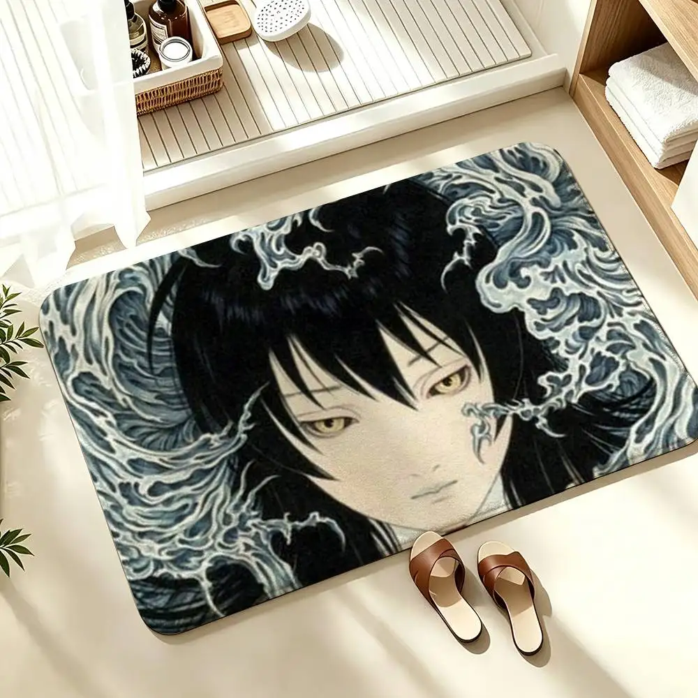 CUTE M-MaiYaCa Takato Y-Yamamoto Soft Absorbent Decorative Floor Mat for Bathroom Entryway Living Room