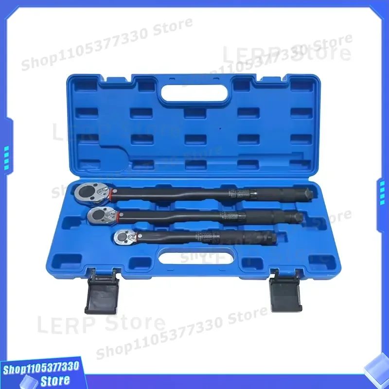 High Quality 3Pcs 1/4 3/8 1/2 Torque Wrench Set DIY OEM Chrome Vanadium Steel 210 NM Max Torque Car Repair Tool Kit